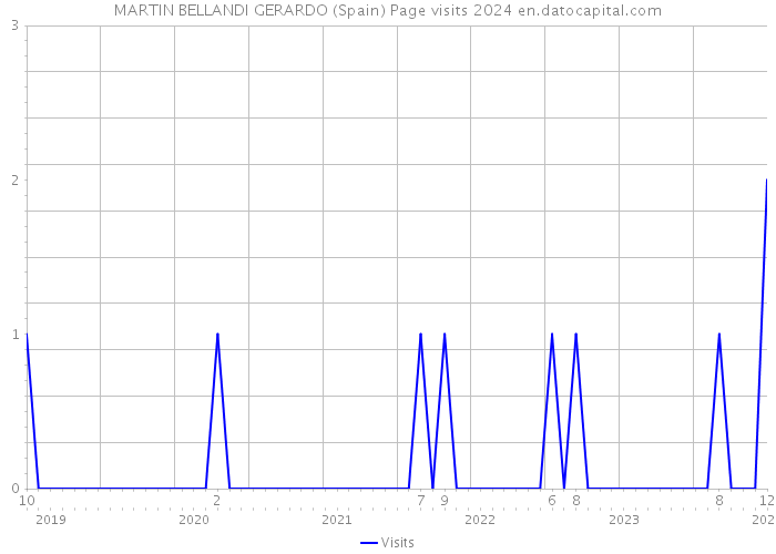 MARTIN BELLANDI GERARDO (Spain) Page visits 2024 