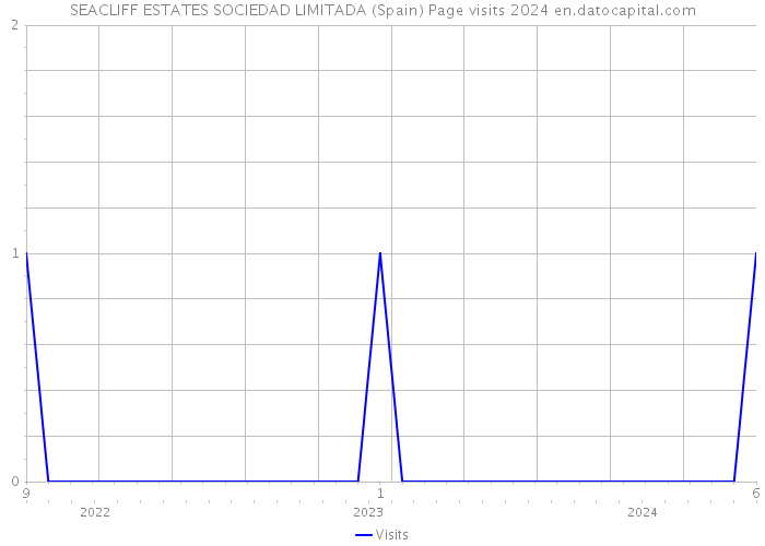 SEACLIFF ESTATES SOCIEDAD LIMITADA (Spain) Page visits 2024 