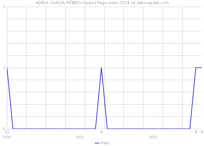 ADELA GARCIA PIÑERO (Spain) Page visits 2024 