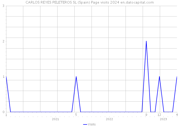 CARLOS REYES PELETEROS SL (Spain) Page visits 2024 