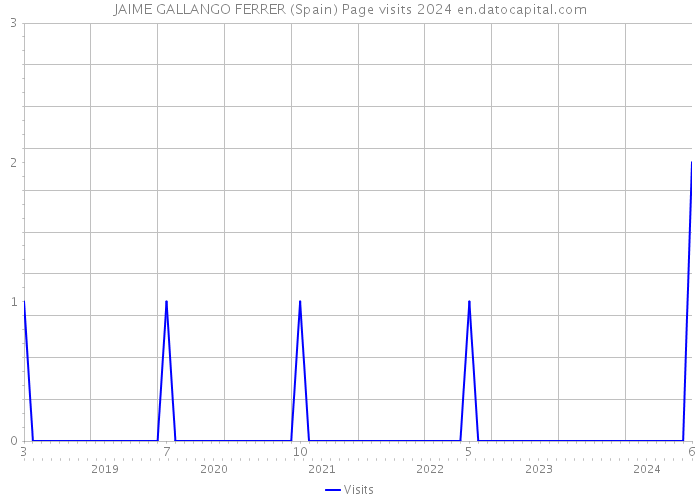 JAIME GALLANGO FERRER (Spain) Page visits 2024 