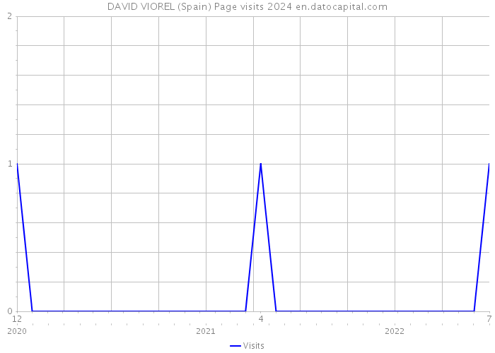 DAVID VIOREL (Spain) Page visits 2024 
