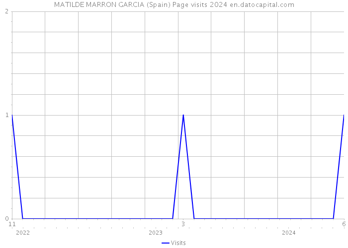 MATILDE MARRON GARCIA (Spain) Page visits 2024 