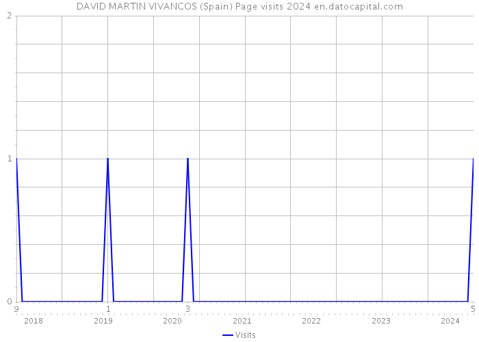 DAVID MARTIN VIVANCOS (Spain) Page visits 2024 