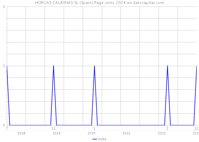 HORCAS CAUDINAS SL (Spain) Page visits 2024 