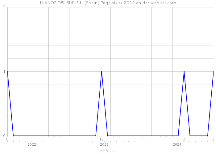 LLANOS DEL SUR S.L. (Spain) Page visits 2024 