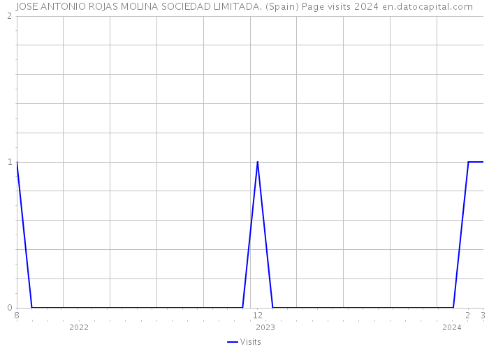 JOSE ANTONIO ROJAS MOLINA SOCIEDAD LIMITADA. (Spain) Page visits 2024 