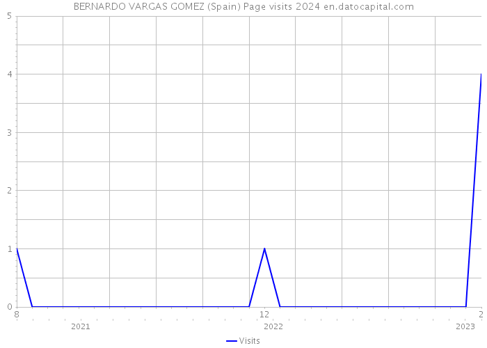 BERNARDO VARGAS GOMEZ (Spain) Page visits 2024 