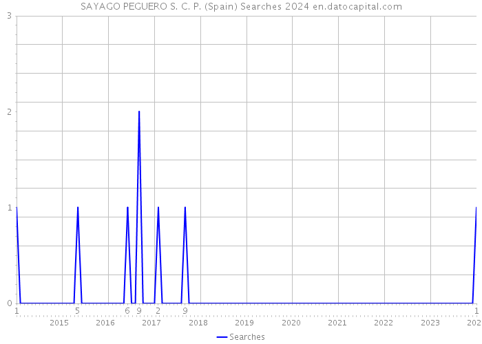 SAYAGO PEGUERO S. C. P. (Spain) Searches 2024 