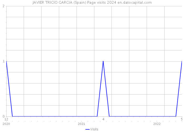 JAVIER TRICIO GARCIA (Spain) Page visits 2024 