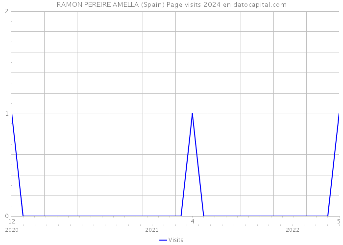 RAMON PEREIRE AMELLA (Spain) Page visits 2024 