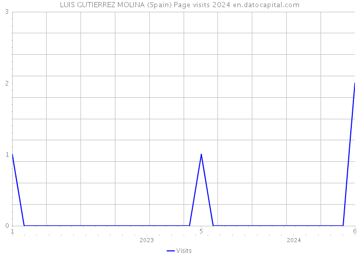 LUIS GUTIERREZ MOLINA (Spain) Page visits 2024 