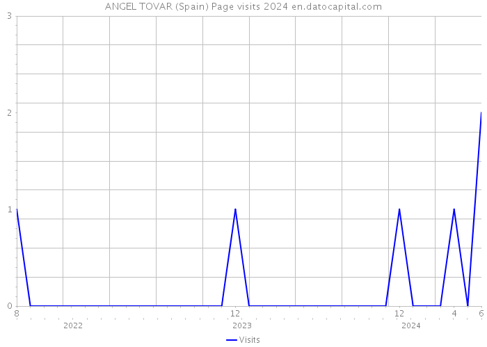 ANGEL TOVAR (Spain) Page visits 2024 