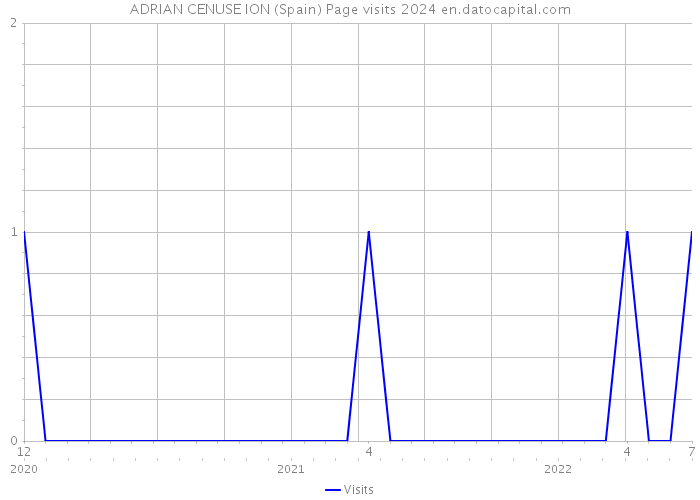ADRIAN CENUSE ION (Spain) Page visits 2024 