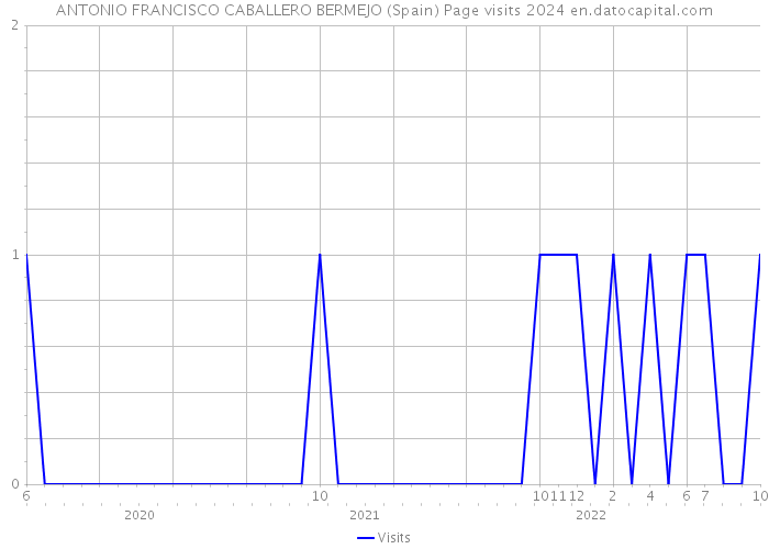 ANTONIO FRANCISCO CABALLERO BERMEJO (Spain) Page visits 2024 