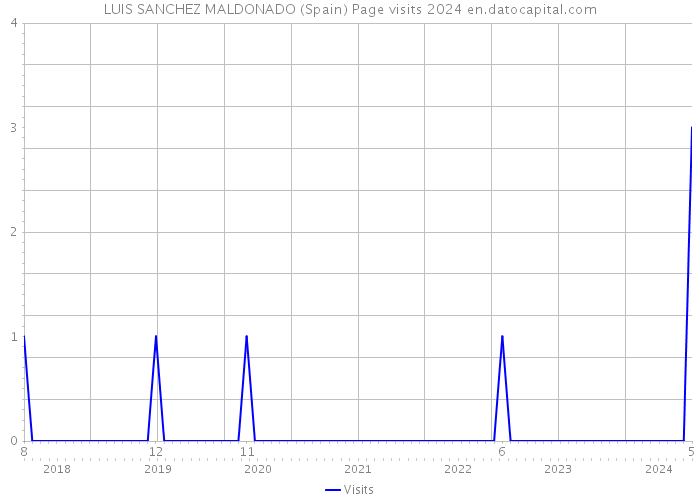 LUIS SANCHEZ MALDONADO (Spain) Page visits 2024 