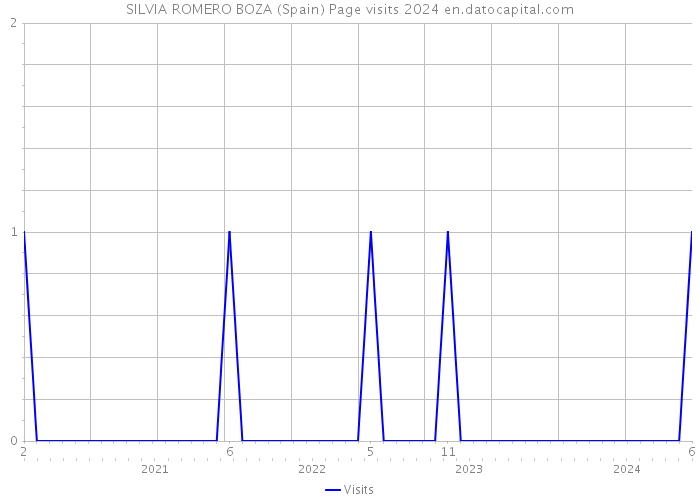 SILVIA ROMERO BOZA (Spain) Page visits 2024 