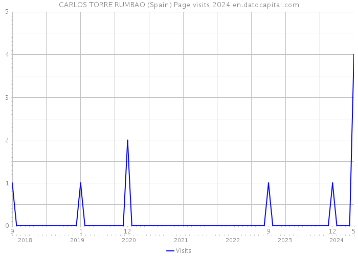 CARLOS TORRE RUMBAO (Spain) Page visits 2024 