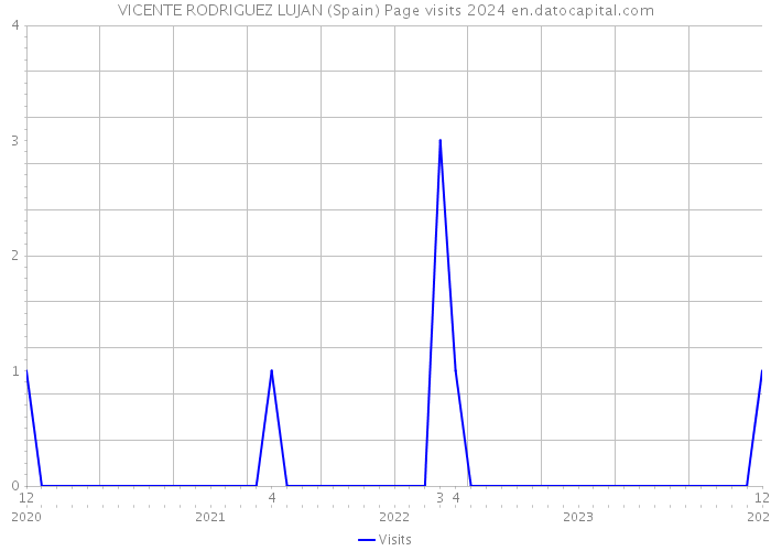 VICENTE RODRIGUEZ LUJAN (Spain) Page visits 2024 