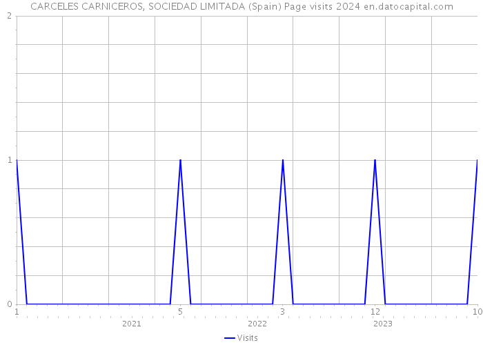 CARCELES CARNICEROS, SOCIEDAD LIMITADA (Spain) Page visits 2024 