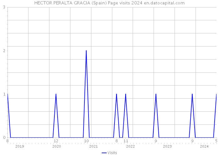 HECTOR PERALTA GRACIA (Spain) Page visits 2024 