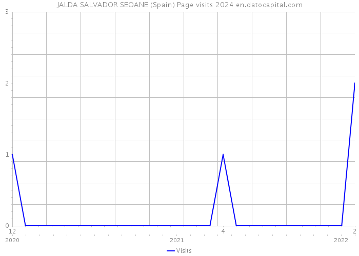 JALDA SALVADOR SEOANE (Spain) Page visits 2024 