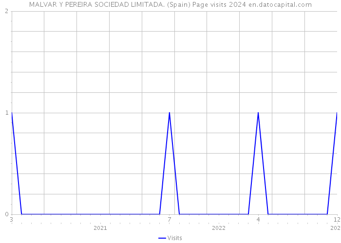 MALVAR Y PEREIRA SOCIEDAD LIMITADA. (Spain) Page visits 2024 