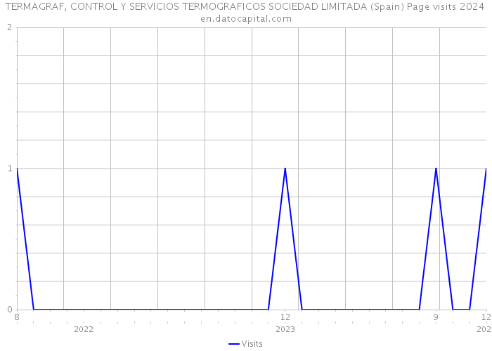 TERMAGRAF, CONTROL Y SERVICIOS TERMOGRAFICOS SOCIEDAD LIMITADA (Spain) Page visits 2024 
