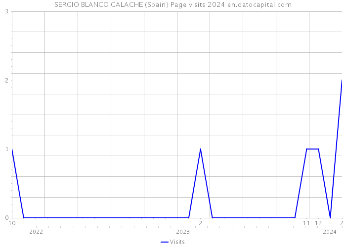 SERGIO BLANCO GALACHE (Spain) Page visits 2024 