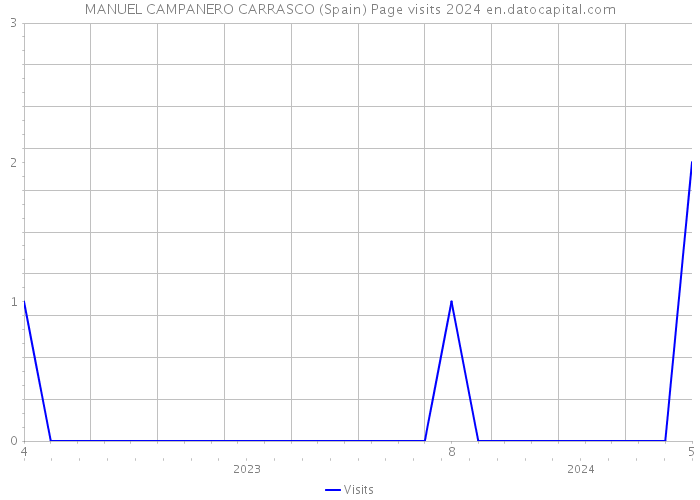 MANUEL CAMPANERO CARRASCO (Spain) Page visits 2024 
