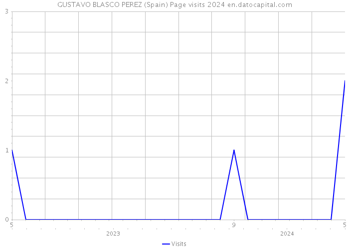 GUSTAVO BLASCO PEREZ (Spain) Page visits 2024 