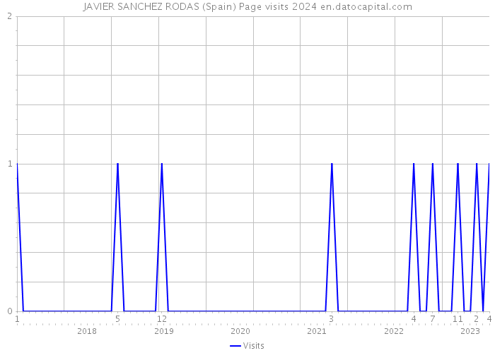 JAVIER SANCHEZ RODAS (Spain) Page visits 2024 