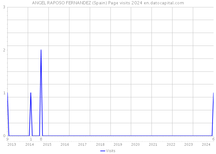 ANGEL RAPOSO FERNANDEZ (Spain) Page visits 2024 