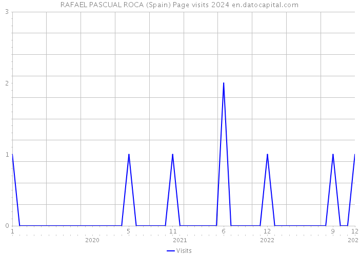 RAFAEL PASCUAL ROCA (Spain) Page visits 2024 