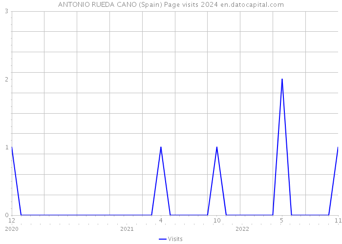 ANTONIO RUEDA CANO (Spain) Page visits 2024 