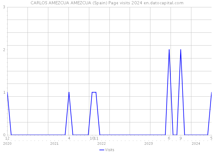 CARLOS AMEZCUA AMEZCUA (Spain) Page visits 2024 