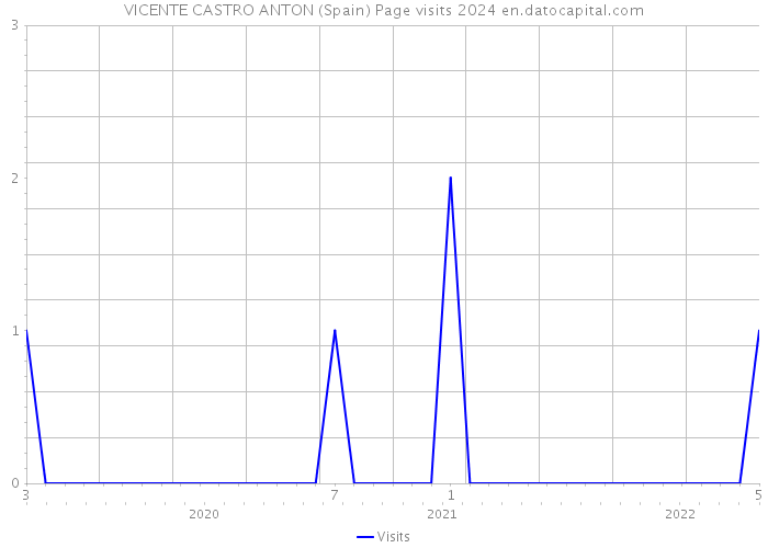 VICENTE CASTRO ANTON (Spain) Page visits 2024 