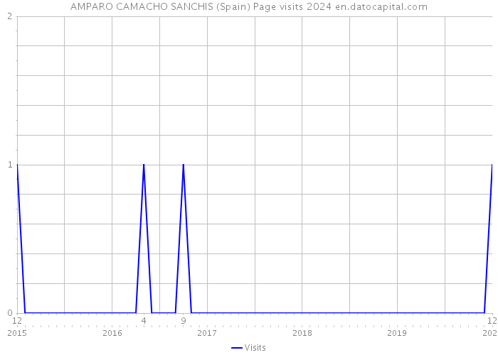 AMPARO CAMACHO SANCHIS (Spain) Page visits 2024 