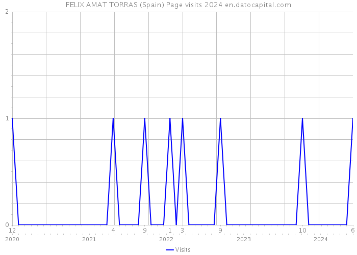 FELIX AMAT TORRAS (Spain) Page visits 2024 