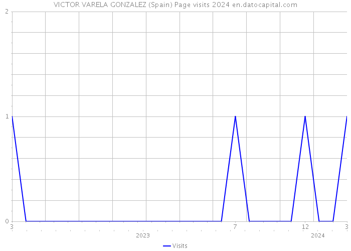 VICTOR VARELA GONZALEZ (Spain) Page visits 2024 