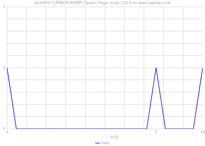 ALVARO CARBON RIPEPI (Spain) Page visits 2024 