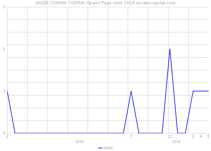 ANGEL CODINA CODINA (Spain) Page visits 2024 
