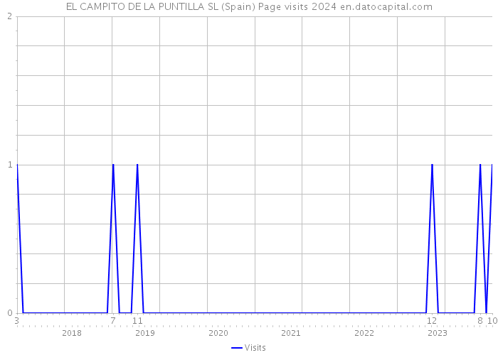 EL CAMPITO DE LA PUNTILLA SL (Spain) Page visits 2024 
