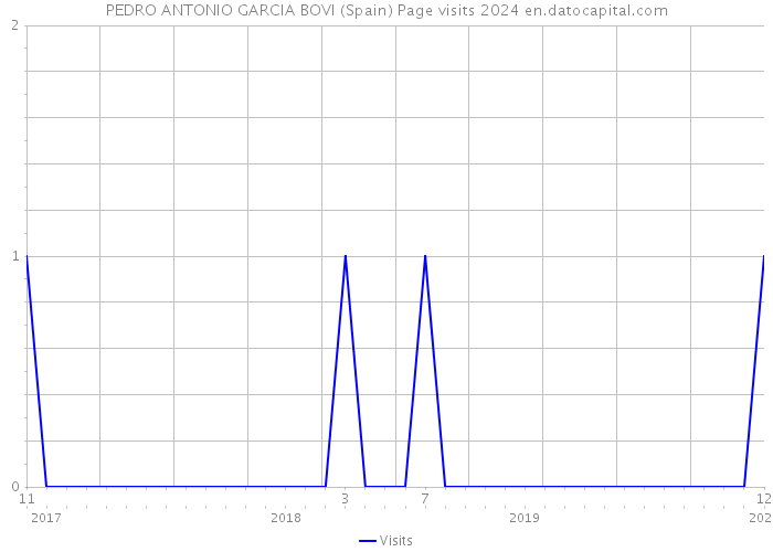 PEDRO ANTONIO GARCIA BOVI (Spain) Page visits 2024 
