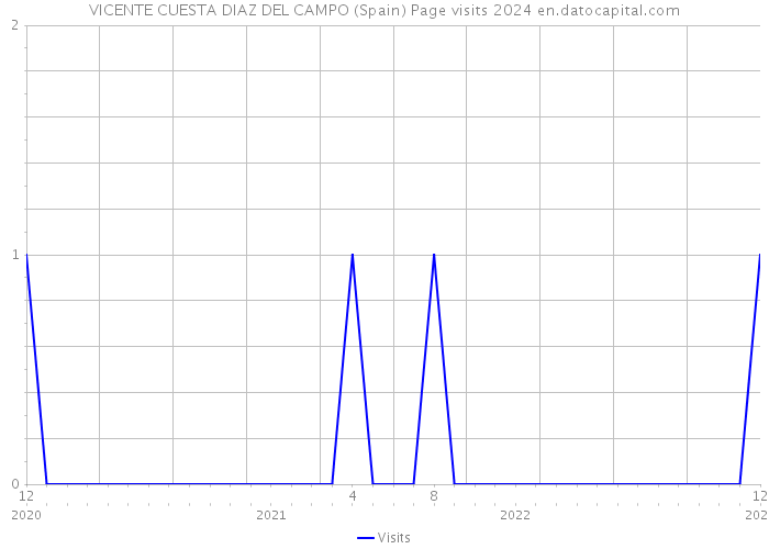 VICENTE CUESTA DIAZ DEL CAMPO (Spain) Page visits 2024 