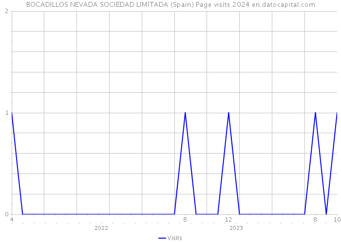 BOCADILLOS NEVADA SOCIEDAD LIMITADA (Spain) Page visits 2024 
