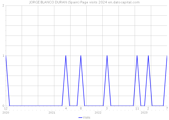 JORGE BLANCO DURAN (Spain) Page visits 2024 