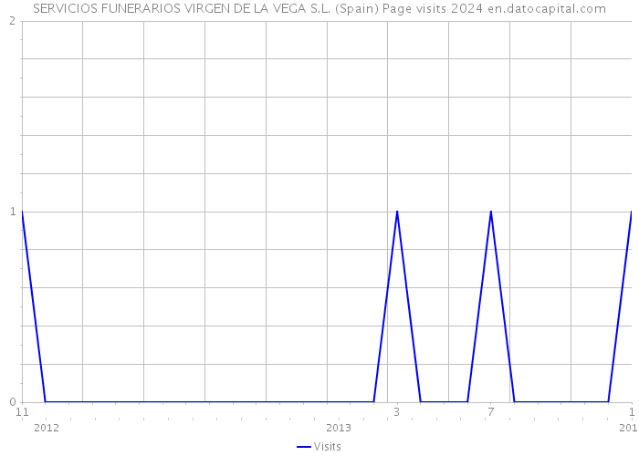 SERVICIOS FUNERARIOS VIRGEN DE LA VEGA S.L. (Spain) Page visits 2024 