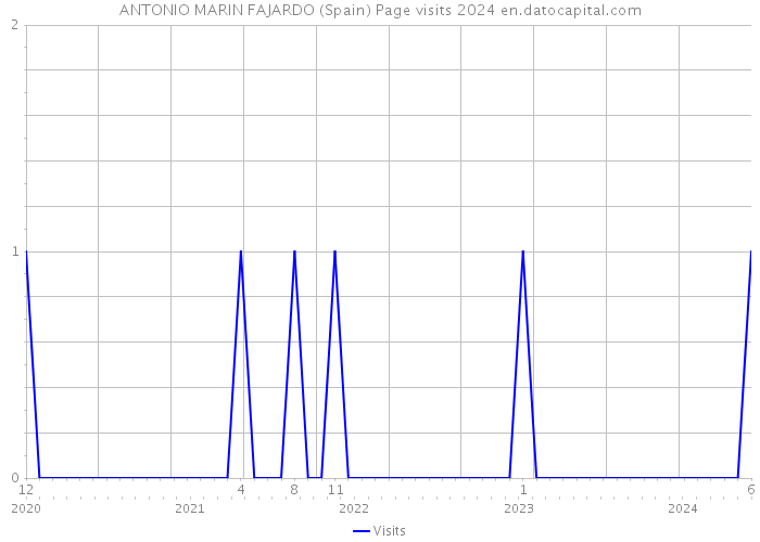 ANTONIO MARIN FAJARDO (Spain) Page visits 2024 