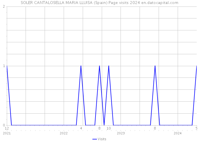 SOLER CANTALOSELLA MARIA LLUISA (Spain) Page visits 2024 